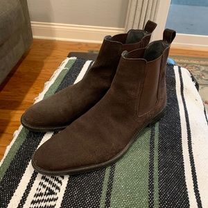 Topman Suede Chelsea Boots